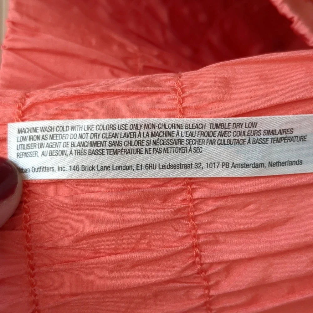 Free People FP Movement Women's Coral Orange Skort Shorts, Size Large